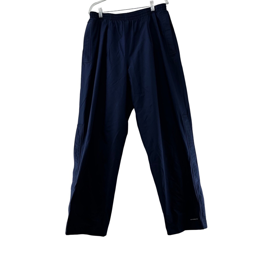 Vintage Nike Storm-FIT Pants Golf Water Resistant Elastic Waist Athletic Navy XL